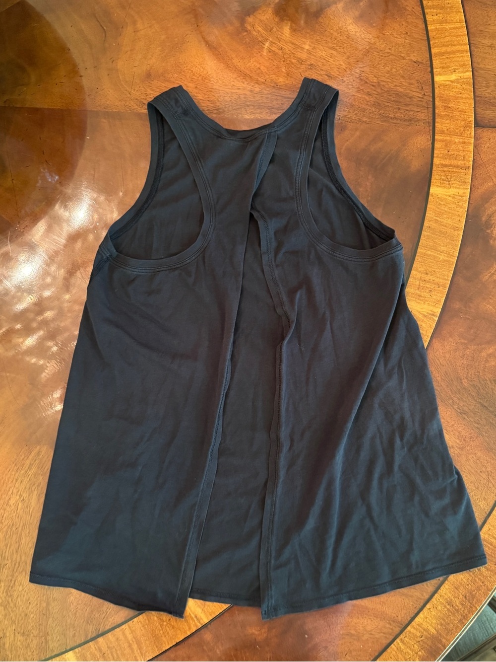 Lululemon Black Tank with Open Back